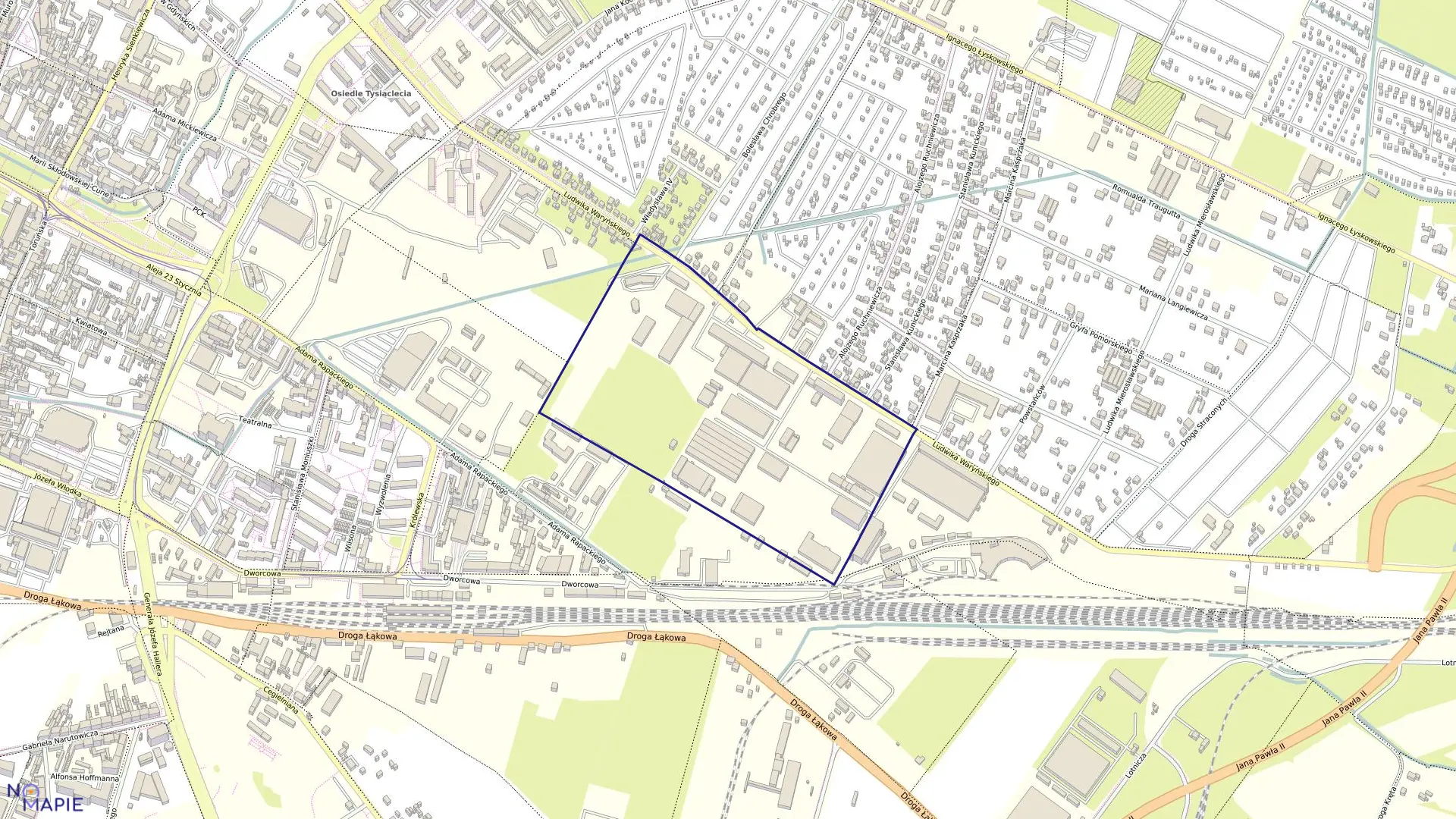 Mapa obrębu 063 w mieście Grudziądz