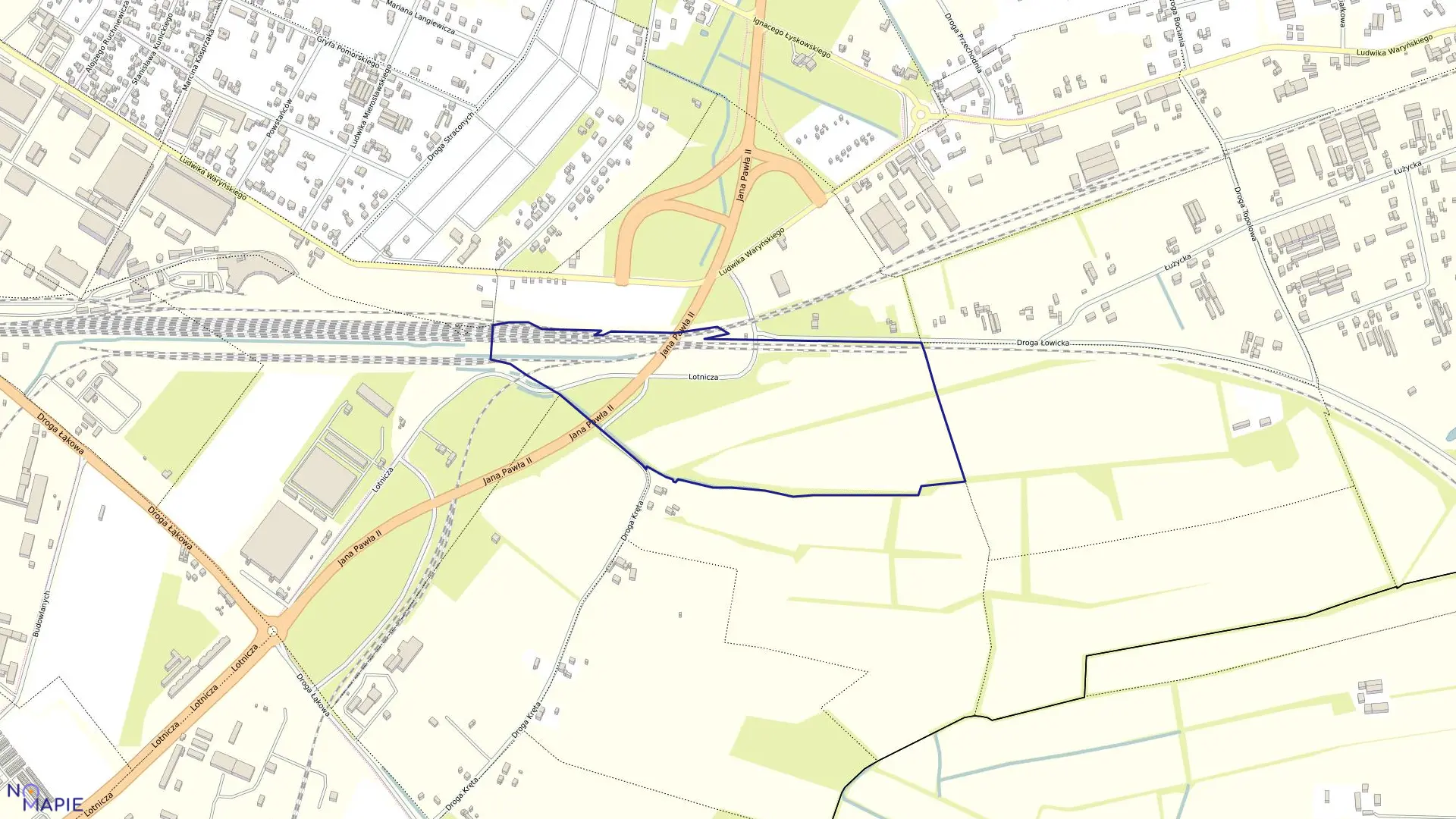 Mapa obrębu 079 w mieście Grudziądz