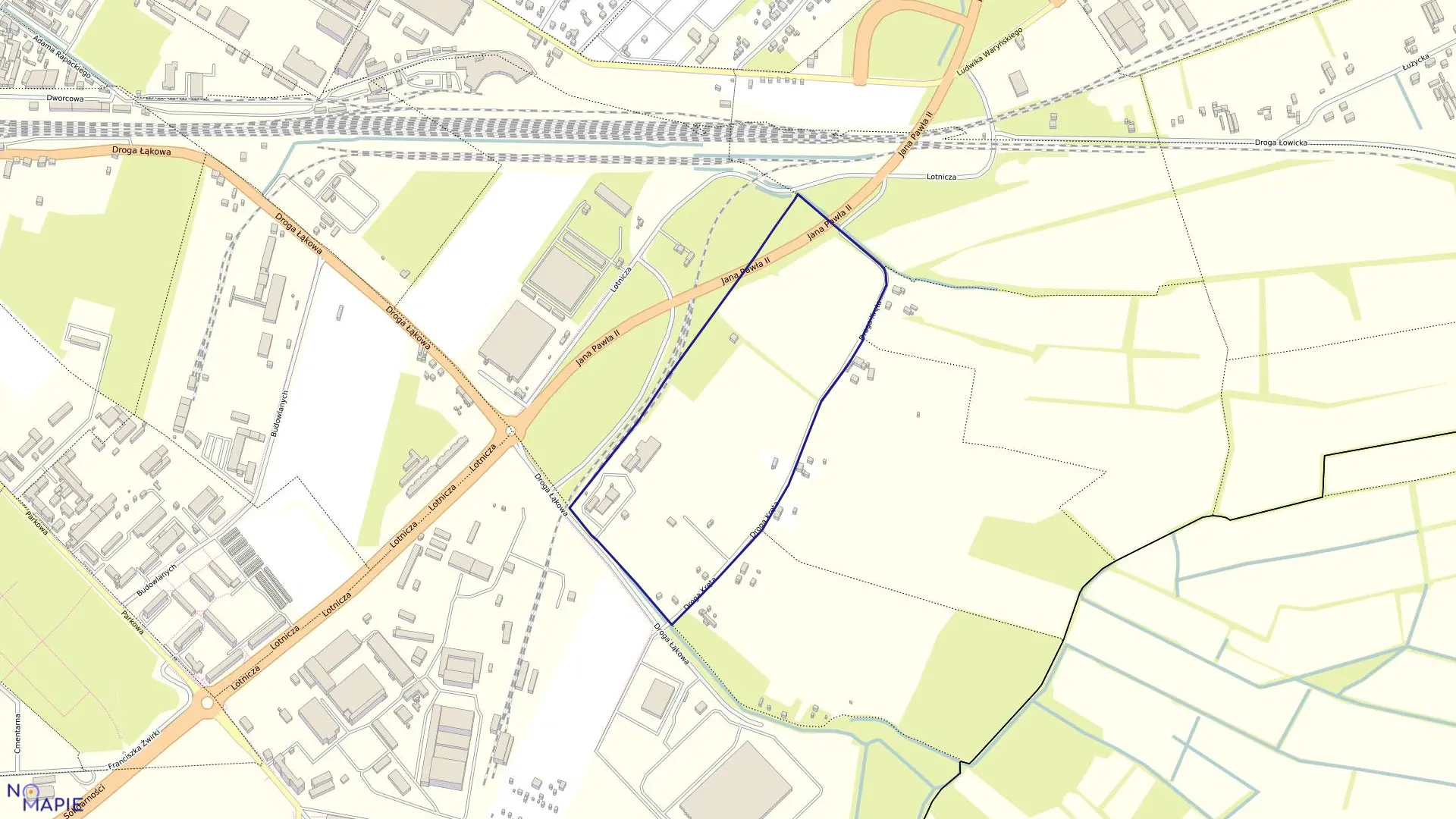 Mapa obrębu 082 w mieście Grudziądz