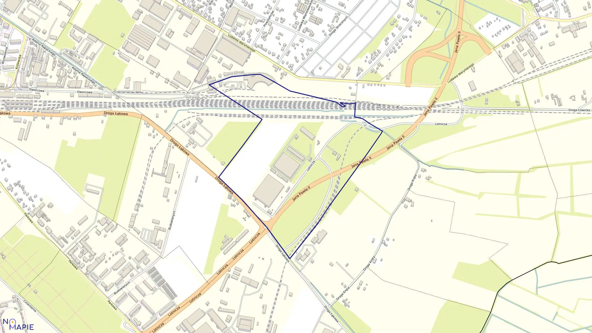 Mapa obrębu 083 w mieście Grudziądz