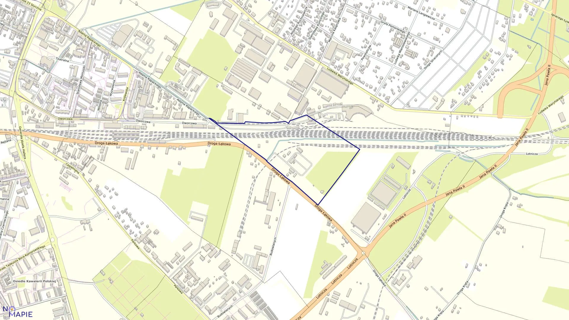 Mapa obrębu 084 w mieście Grudziądz